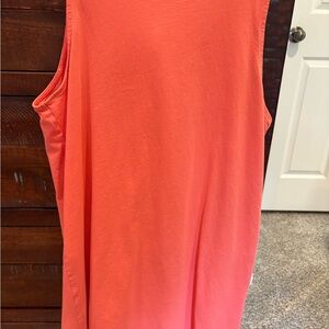 Old Navy Coral Tank mini sleeveless teeshirt dress